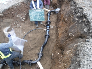 臼尻簡易水道配水管更新工事（１工区）　1枚目